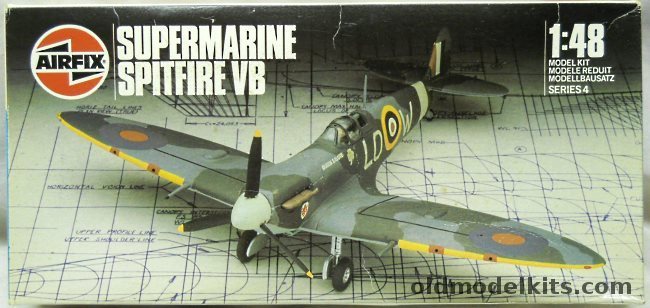 Airfix 1/48 TWO Supermarine Spitfire VBs - Tropical Version 92 Sq Western Desert Nov 1942 Sqn Ldr. Neville Duke, 04100 plastic model kit